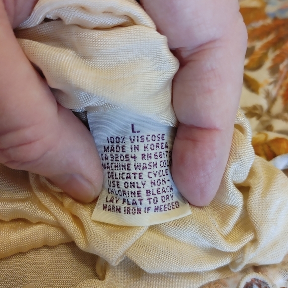 FREE PEOPLE Floral V-Neck Midi Dress S/XS (345) - Picture 7 of 10